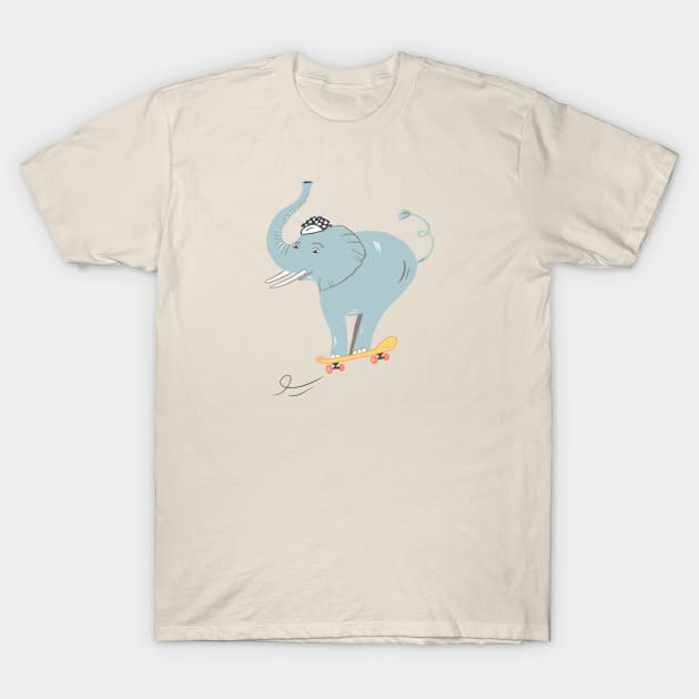 Elephant skater T-Shirt by Das Brooklyn